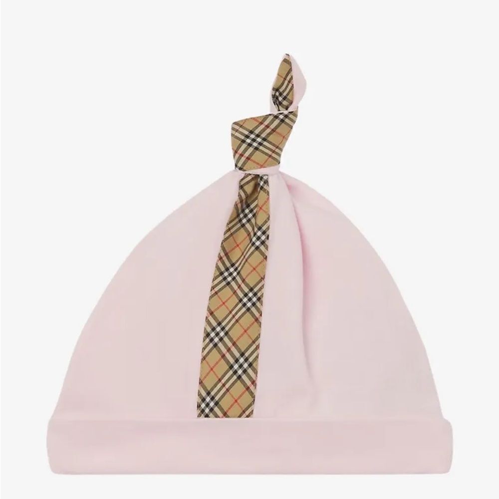 NWT Burberry London Patterned Woven Beanie 12M - 18M